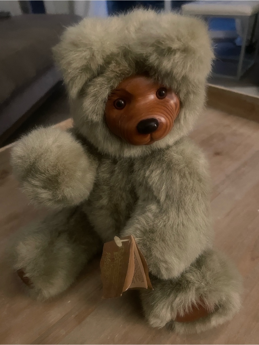 The Good Company Raikes Plush Bear - Light Taupe Fur